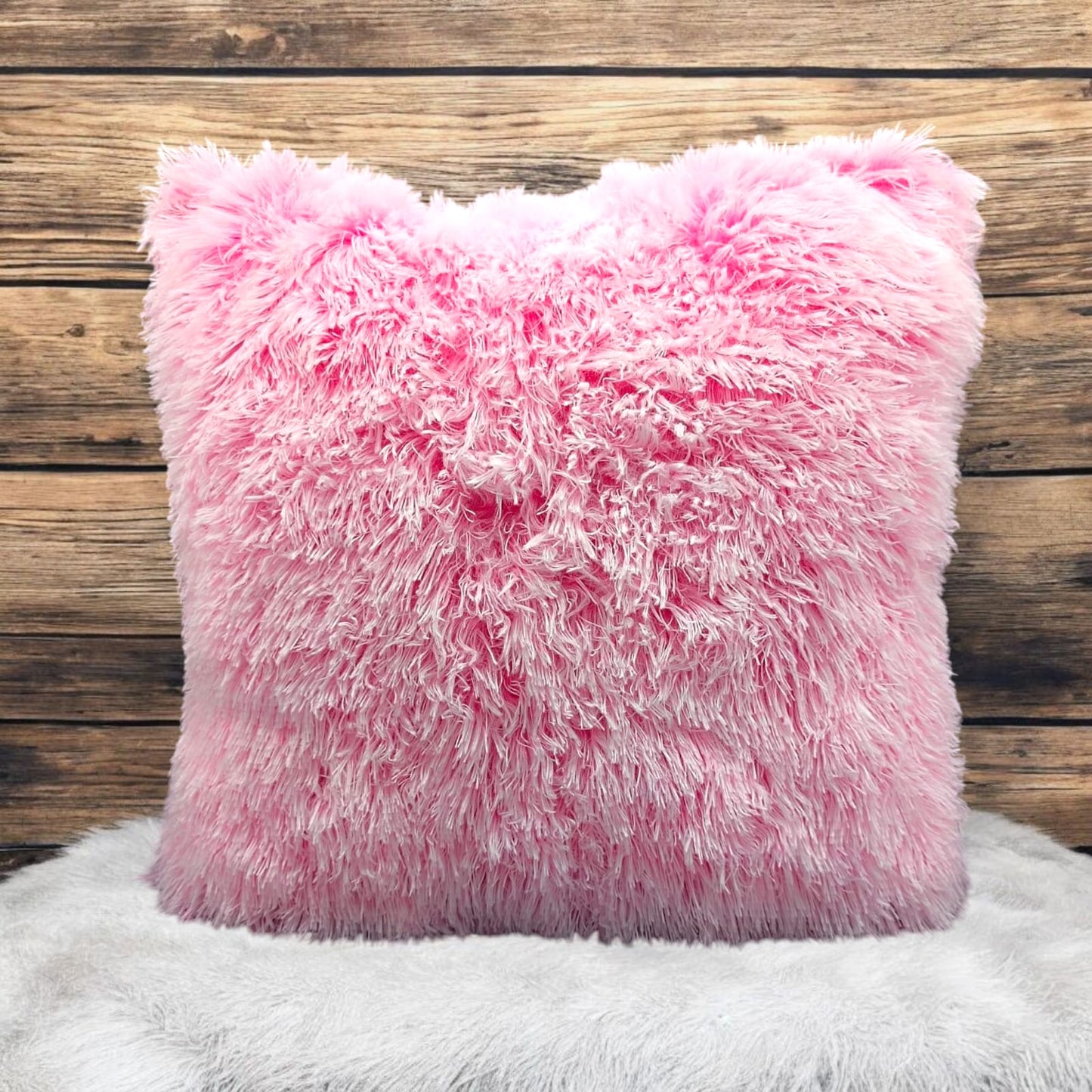 Shaggy Faux Fur Cushion Cover