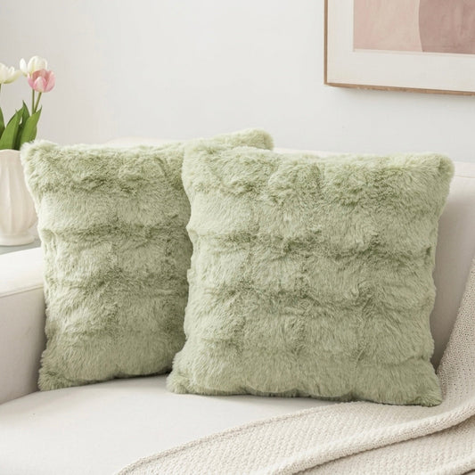 Plush Faux Fur Cushion Covers