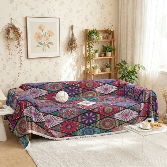 Bohemian mosaic Throw |A13