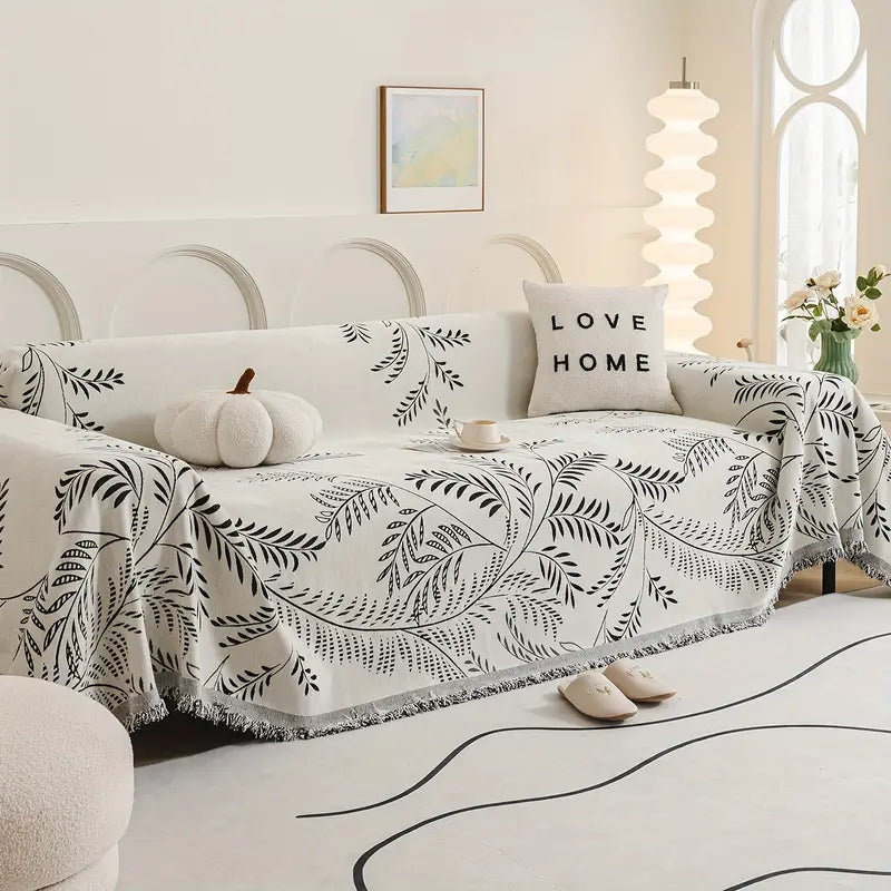 Minimalist Willow Branch Sofa Cover | B25