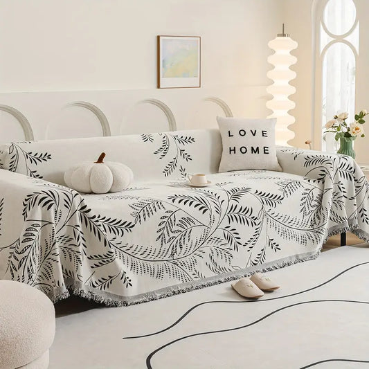 Minimalist Willow Branch Sofa Cover | B25