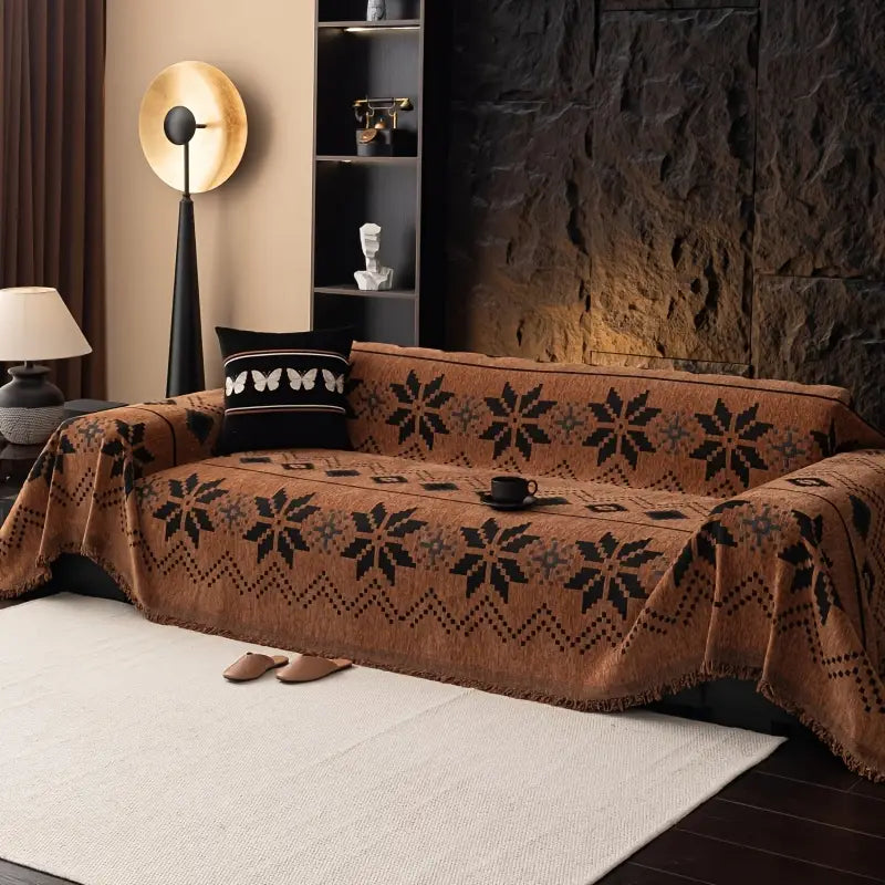 Luxurious Bohemian Style Chenille Sofa Cover | B20
