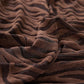 Zebra Velvet Dark Brown Sofa Cover
