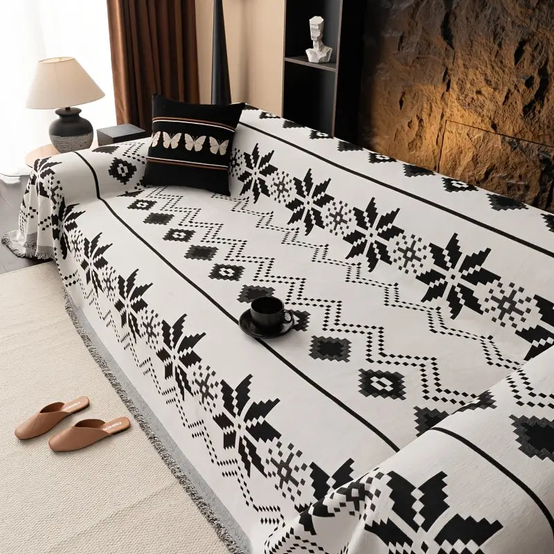 Luxurious Bohemian Style Chenille Sofa Cover | B20