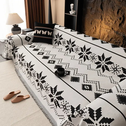 Luxurious Bohemian Style Chenille Sofa Cover | B20