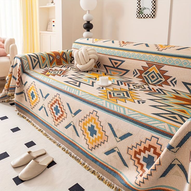 Aztec Beige Sofa Cover | B3