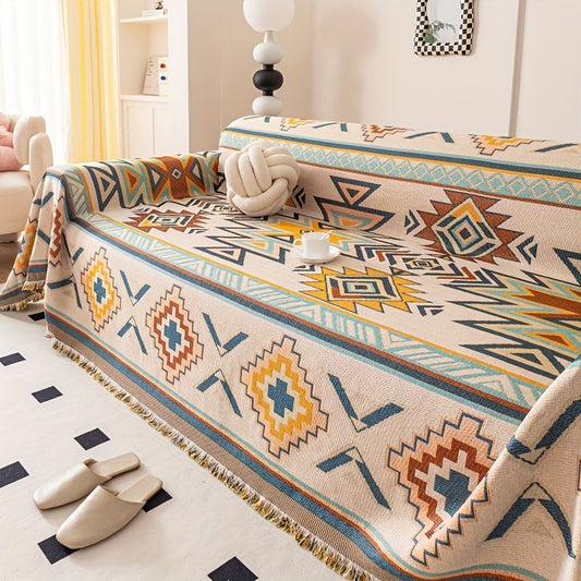 Aztec Beige Sofa Cover | B3