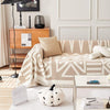 Boho Beige Sofa Cover | B11