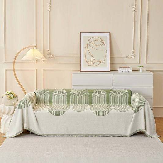 Chenille Boho Geometric Sofa Cover | B13