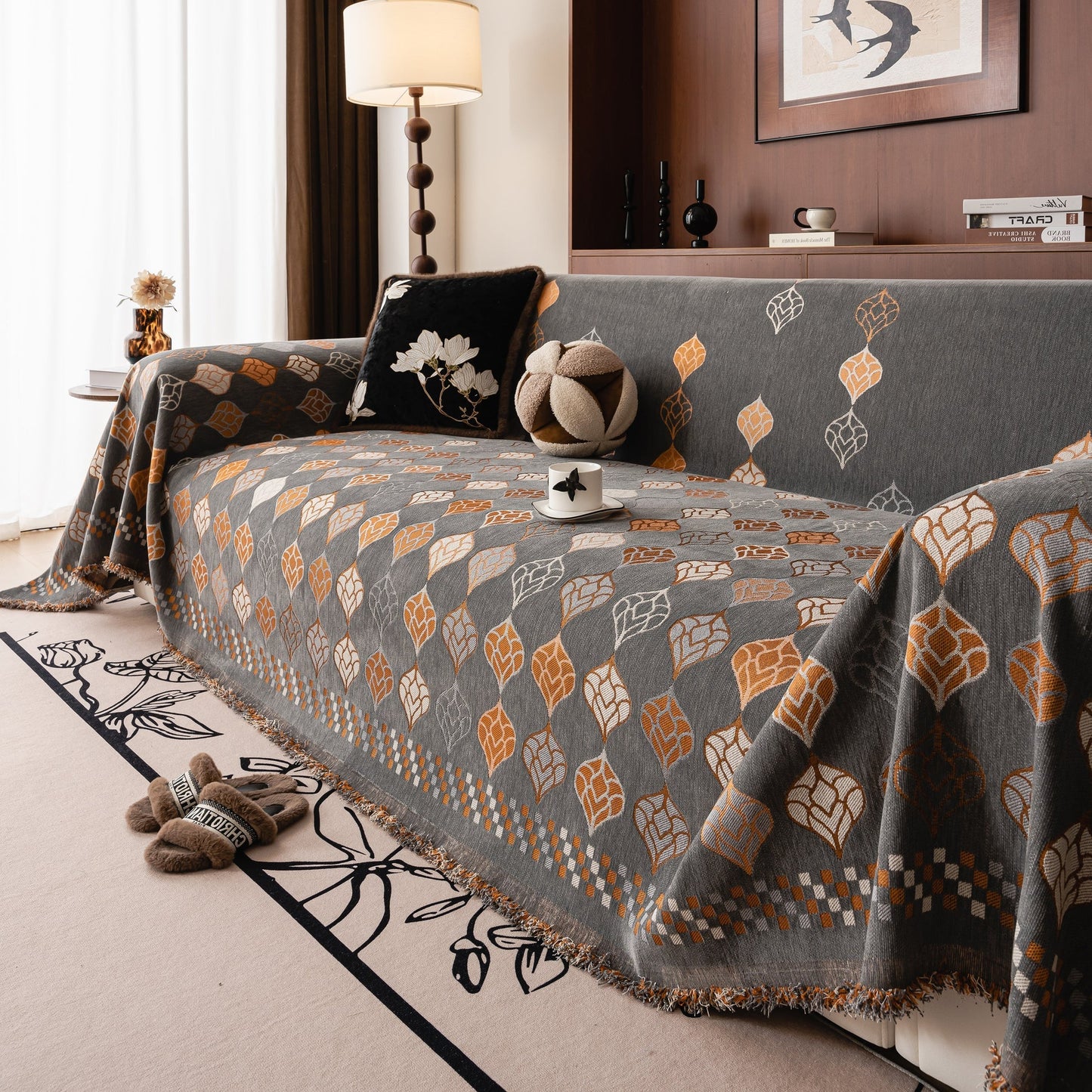 Boho Geometric Sofa Cover | B12