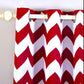 Ripple Pattern Curtains with Stainless Steel Eyelets (Pack of 2)