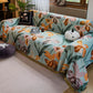 Turquoize Floral Sofa Cover | B24