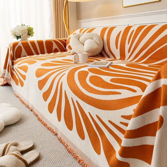 Versatile Spiral Sofa Cover | B16