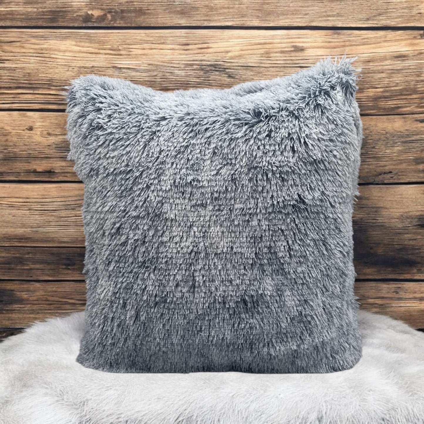 Shaggy Faux Fur Cushion Cover