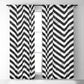 Marble Chevron Curtains with Stainless Steel Eyelets (Pack of 2)